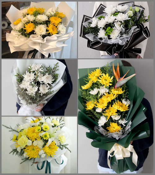 福建泉州石狮市鸿山镇西敦村白事花束代送